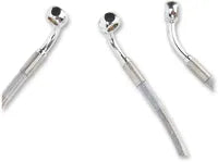 Harley Davidson Flhtcui [DRAG SPECIALTIES] – Edelstahl-Bremsleitungs-Kit, verlängert