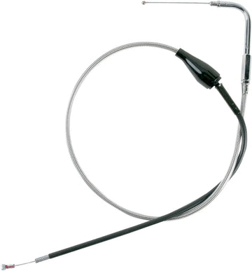 harley davidson flhri [DRAG SPECIALTIES] – Edelstahl-ummanteltes Leerlaufkabel