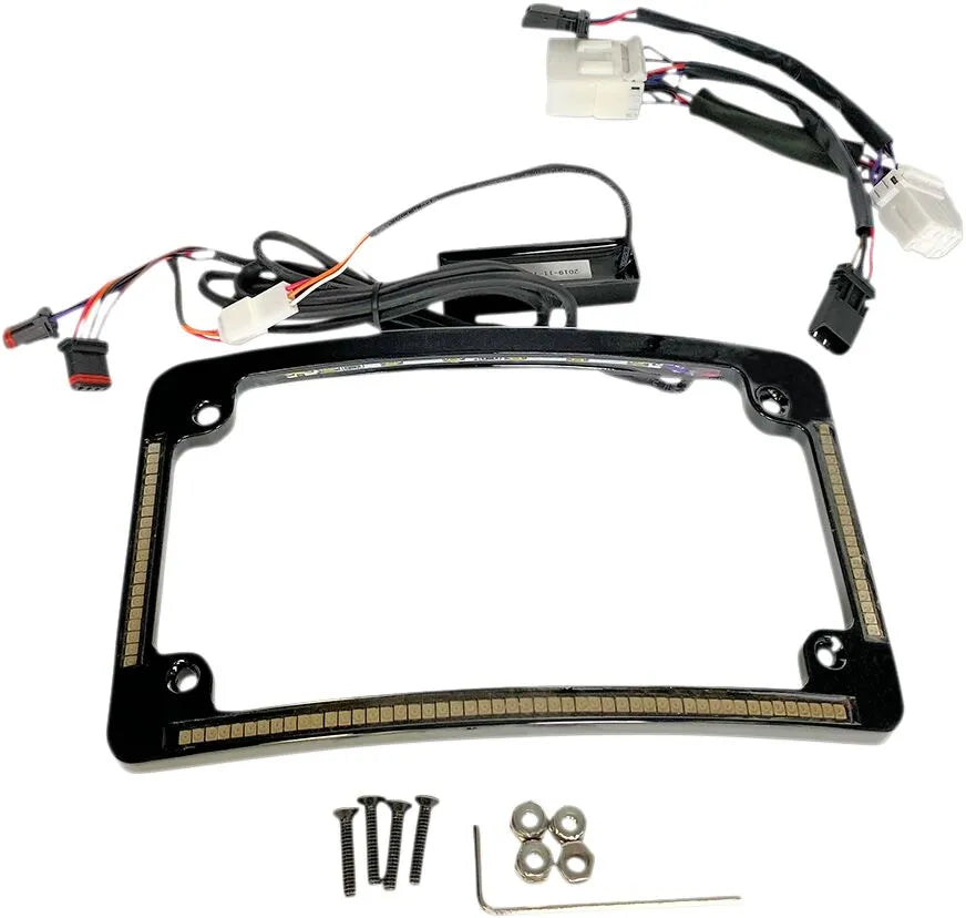 Harley-davidson Road Glide ST [CUSTOM DYNAMICS] – Kentekenplaatframe met LED-radius