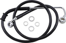 harley davidson fxsb [DRAG SPECIALTIES] - Verlengde roestvrijstalen remleiding-1