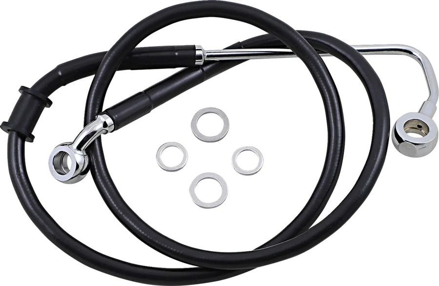 harley davidson fxsb [DRAG SPECIALTIES] - Verlengde roestvrijstalen remleiding