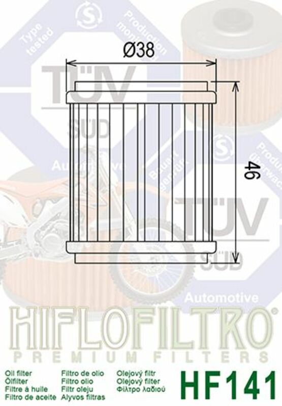 Yamaha WR 125 R [HIFLOFILTRO] - Ölfilter