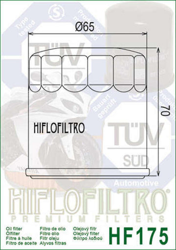 Indian Chief Dark Horse CHDH [HIFLOFILTRO] - Ölfilter - 0