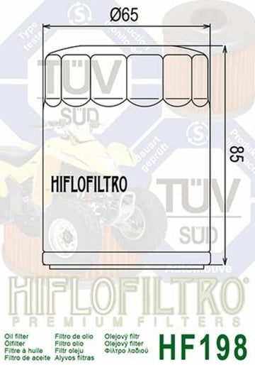 Indian FTR 1200 FTR1200 [HIFLOFILTRO] - Ölfilter - 0