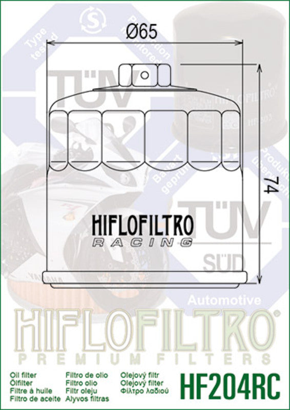 Kawasaki ZX-12R [HIFLOFILTRO] - Racing Ölfilter