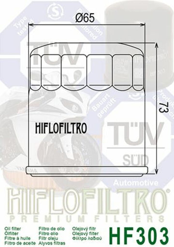 Honda Africa Twin XRV 650 [HiFlofiltro] - Racing oil filter - 0