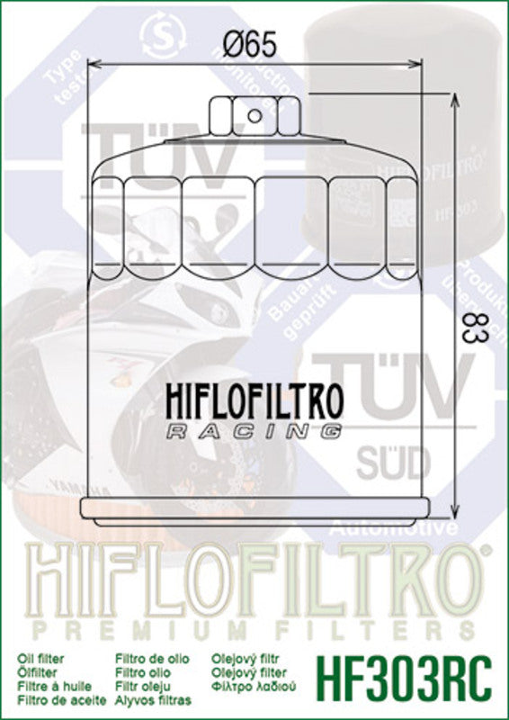 Kawasaki VN-15 [HIFLOFILTRO] - HIFLOFILTRO Racing Ölfilter