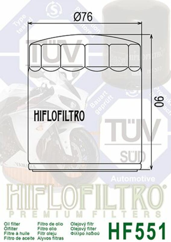 Moto GUZZI STELVIO 1200 [HIFLOFILTRO] - OLIEFILTER
