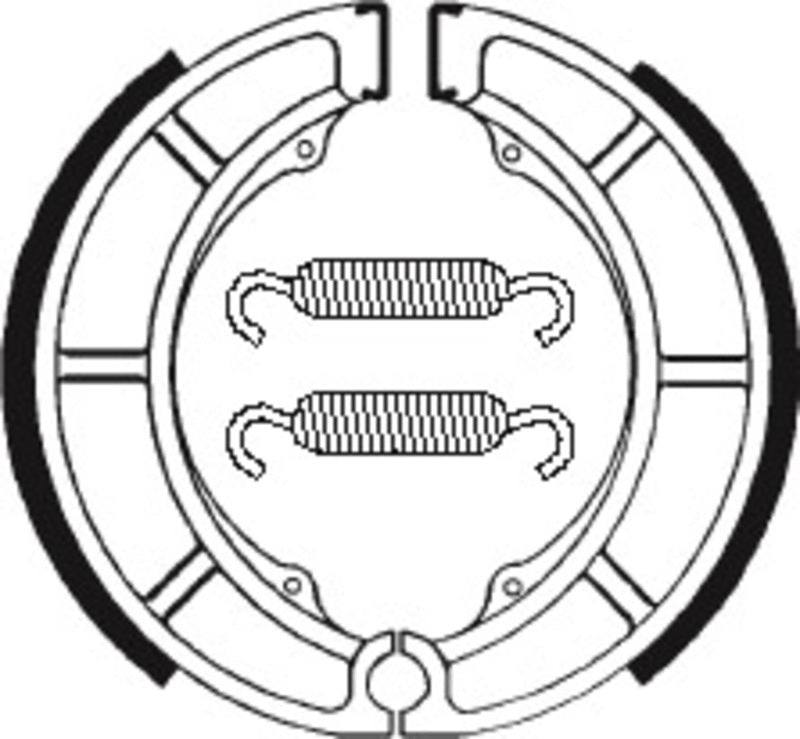 Suzuki Vz 800 Marauder [TECNIUM] - Street/ATV Organic Brake Shoes - BA052