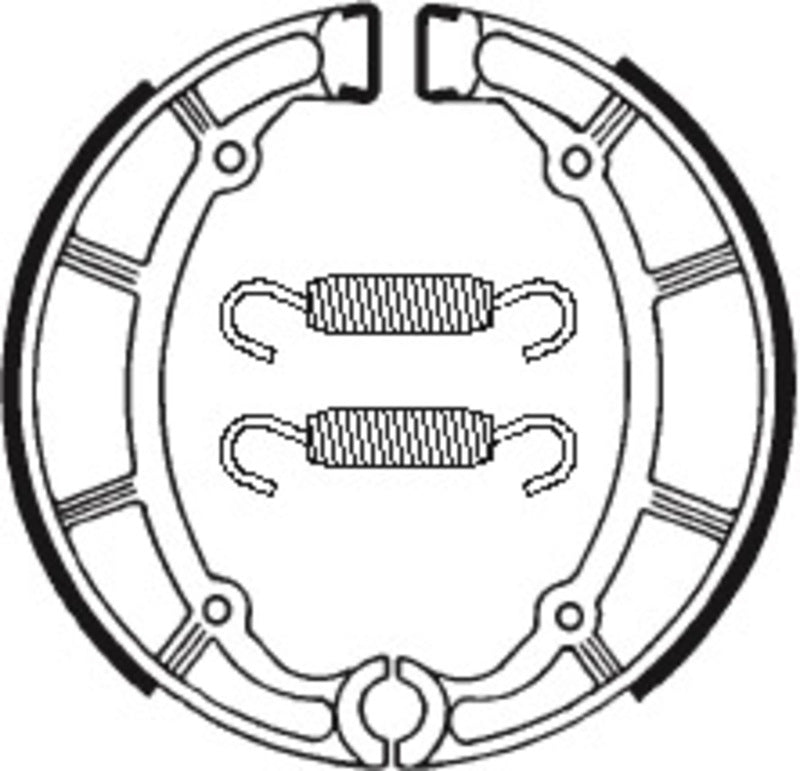 Yamaha Xv 535 Virago [TECNIUM] - Street Organic Brake Shoes - BA065