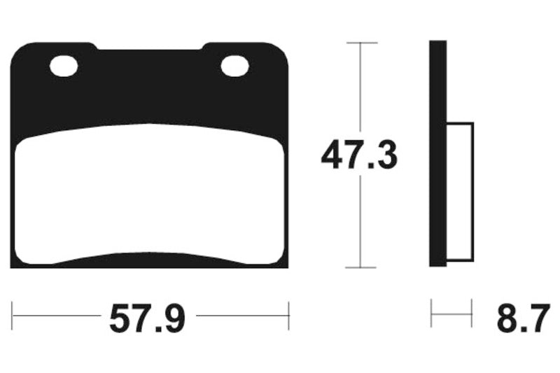Suzuki RG 250 Gamma [Tecnium] - Organic brake pads