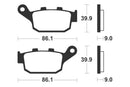 Honda CMX 1100 Rebel SC83 [TECNIUM] - Sintermetall Bremsbeläge-2