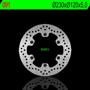 Kawasaki Kle 500 [NG BRAKE DISC] - Bremsscheibe rund starr