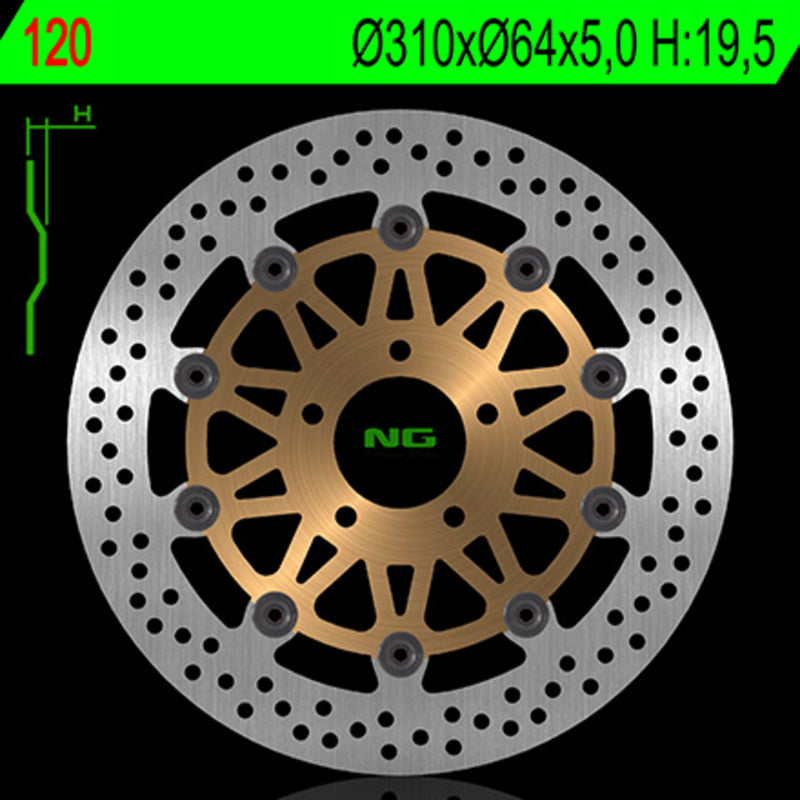 Suzuki Gsx 1200 [NG BRAKE DISC] - Bremsscheibe schwimmend rund