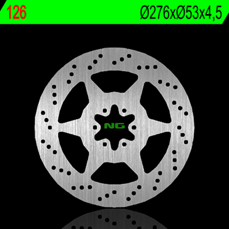Honda Ntv 650 [NG BRAKE DISC] - round rigid brake disc