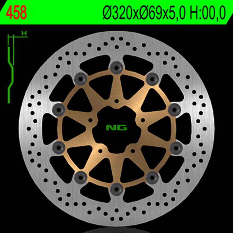 Suzuki Gsx-R 1000 [NG BRAKE DISC] - Bremsscheibe schwimmend rund