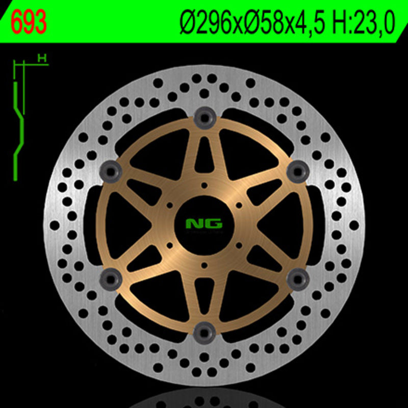 Honda Cb 600 F Hornet [NG BRAKE DISC] - Bremsscheibe schwimmend rund