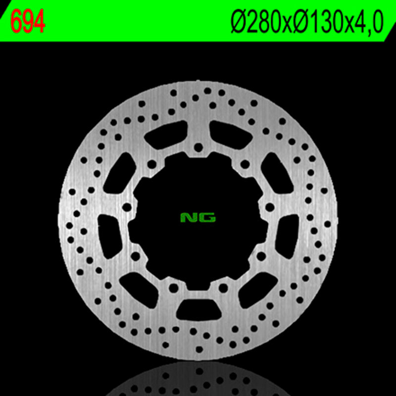 Kawasaki Kl 650 [NG BRAKE DISC] - round rigid brake disc