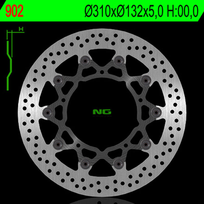 Yamaha Xt 1200 [NG BRAKE DISC] - round floating brake disc