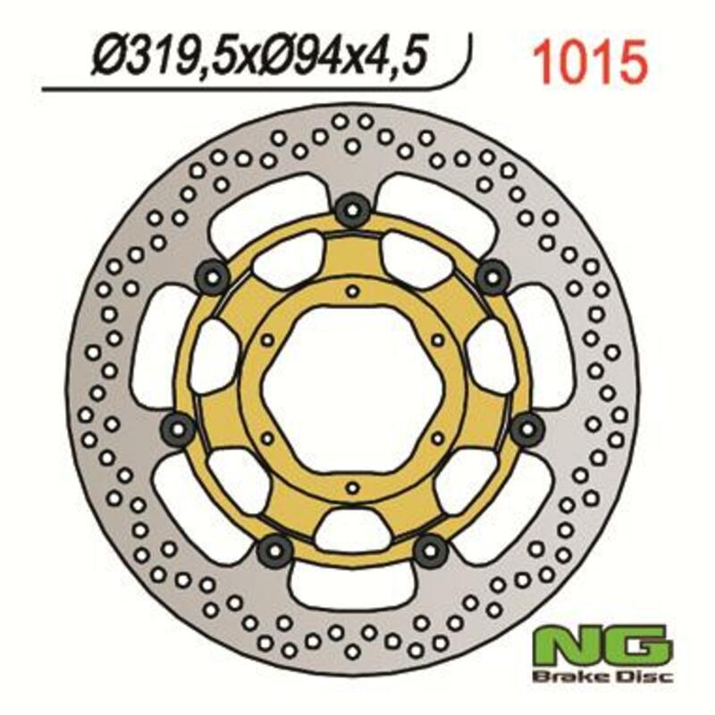 Honda Vtr 1000 [NG BRAKE DISC] - round floating brake disc