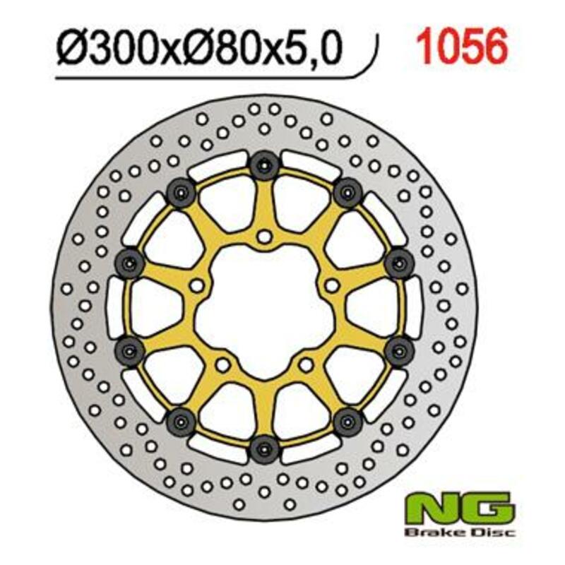 Kawasaki Ninja 1000 [NG BRAKE DISC] - Bremsscheibe schwimmend rund