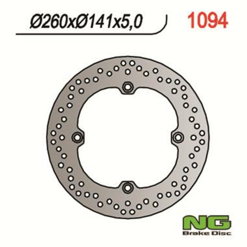 Suzuki Dl 800 V-Strom [NG BRAKE DISC] - Bremsscheibe rund starr