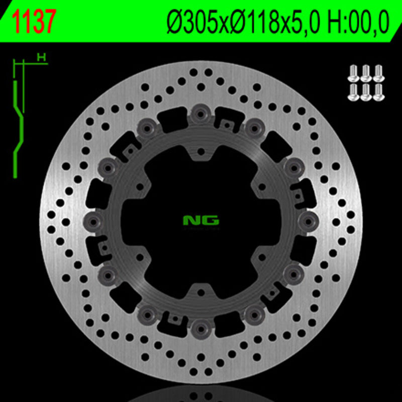 Bmw R 1100 [NG BRAKE DISC] - round floating brake disc