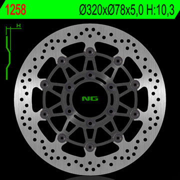 Triumph Speed Triple [NG BRAKE DISC] - Bremsscheibe schwimmend rund