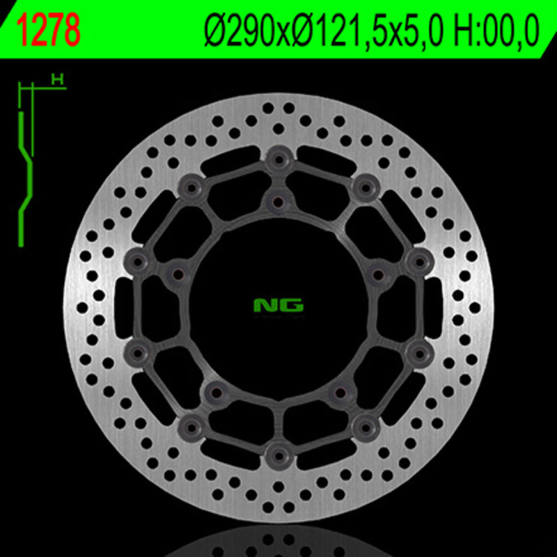 Suzuki Sfv [NG BRAKE DISC] - Bremsscheibe schwimmend rund