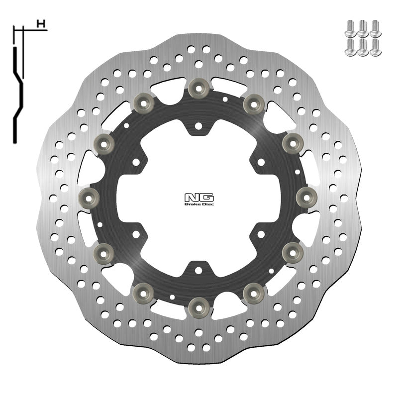 Bmw R 1100 R 259 [NG BRAKE DISC] - Wave floating brake disc