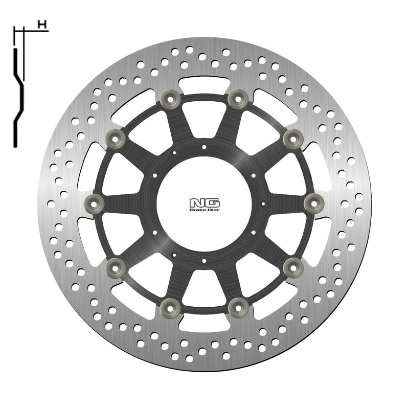 Honda Xl 1000 V Varadero [NG BRAKE DISC] - Bremsscheibe schwimmend rund