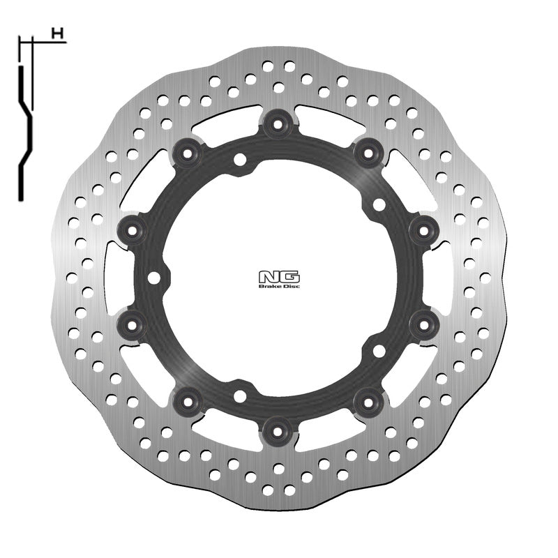 Kawasaki Z 900 Rs Se [NG BRAKE DISC] - Bremsscheibe Wave schwimmend