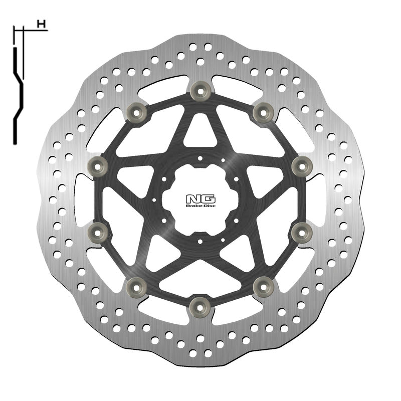 Honda Crf 1100 L Africa Tw [NG BRAKE DISC] - Bremsscheibe Wave schwimmend