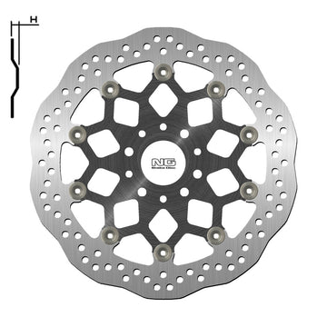 Ktm Duke 790 [NG BRAKE DISC] - Bremsscheibe Wave schwimmend