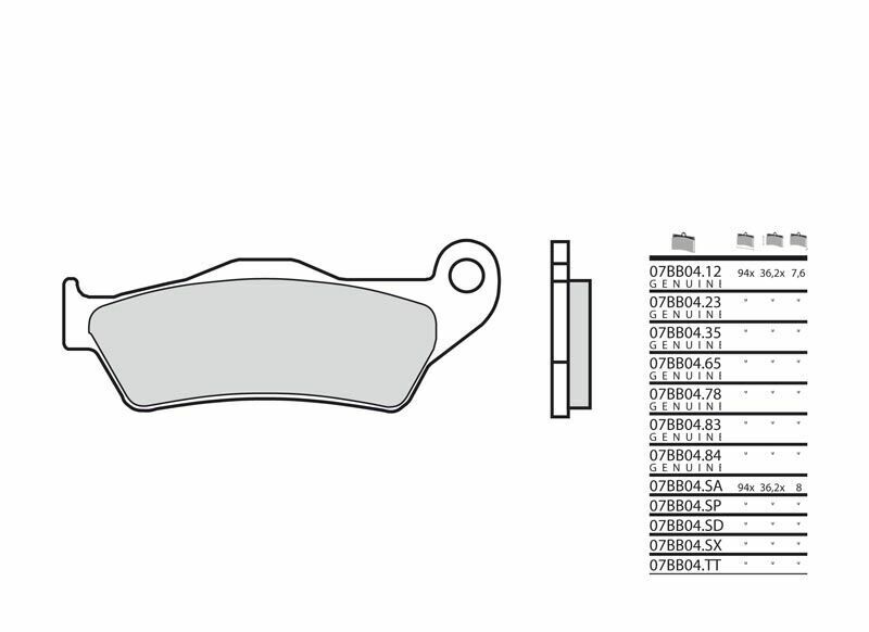 Moto Guzzi Stelvio 1200 [Brembo] - brake pads