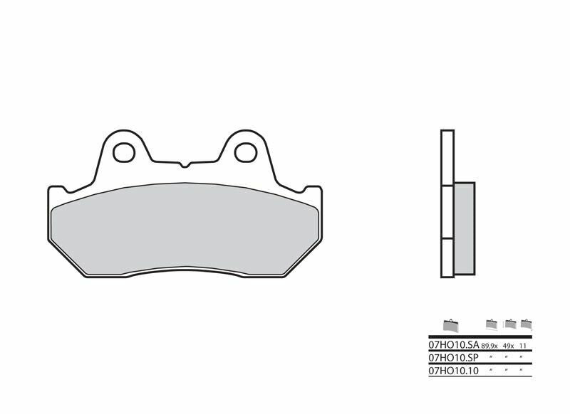 Honda ns 400 R [Brembo] - remblokken