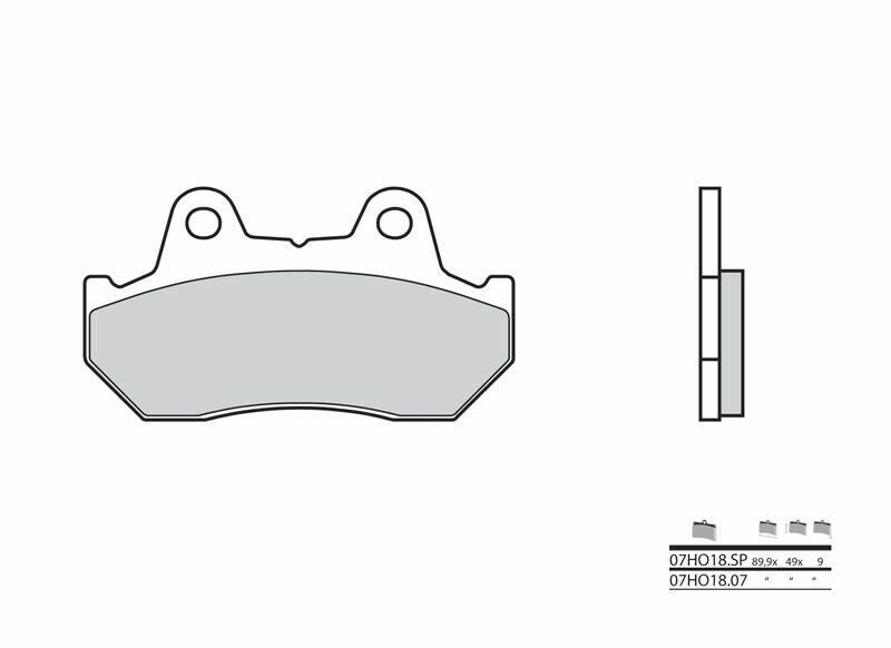 Honda NS 400 R [BREMBO] - Bremsbeläge