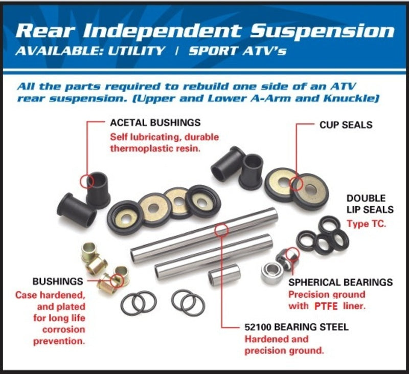 Yamaha Grizzly 660 [ALL BALLS] - REAR SUSPENSION BEARINGS YAMAHA YFM 450/550/660/700