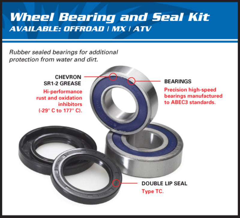 Moto Guzzi Sport 1200 [ALL BALLS] - Front wheel bearing kit BMW R850R