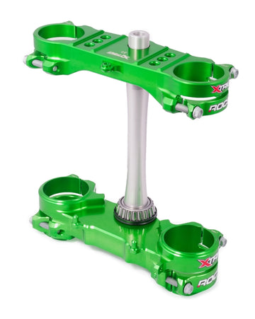 Kawasaki Kx 250 [XTRIG] - ROCS Tech drievoudige klem drievoudige klem groen 23 mm offset