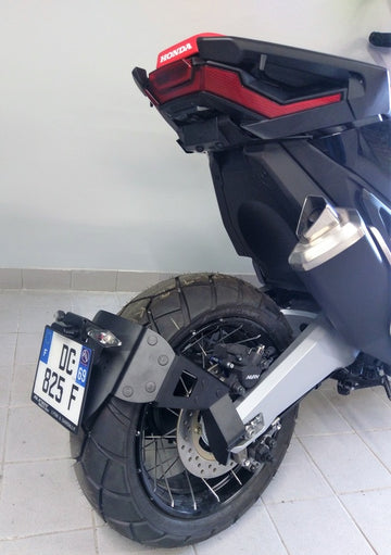 Honda X-Adv [ACCESS DESIGN] - kentekenplaathouder op wielhoogte zwart Honda X-ADV