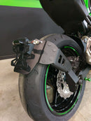 Kawasaki Z 900 [ACCESS DESIGN] - Kennzeichenhalter auf Radhöhe schwarz Kawasaki Z900