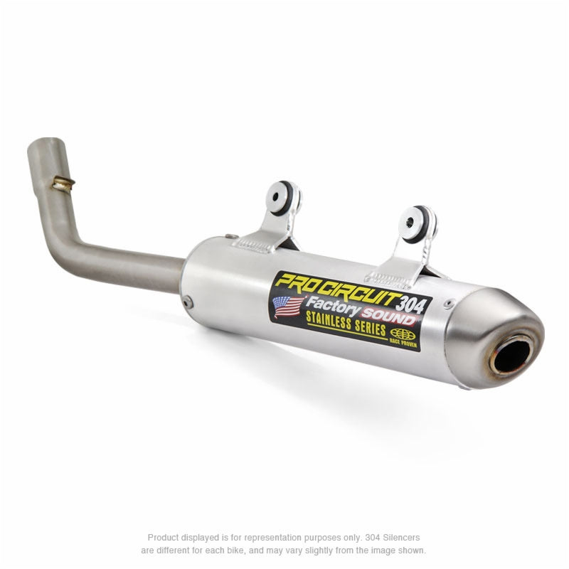 HUSQVARNA TE 300 I [2020-2022] - 304 geluiddemper geborsteld aluminium/eindkap roestvrij staal KTM/Husqvarna
