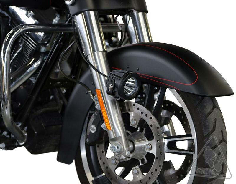 Harley Davidson Flhx [DENALI] - Lighting bracket fender Harley Davidson
