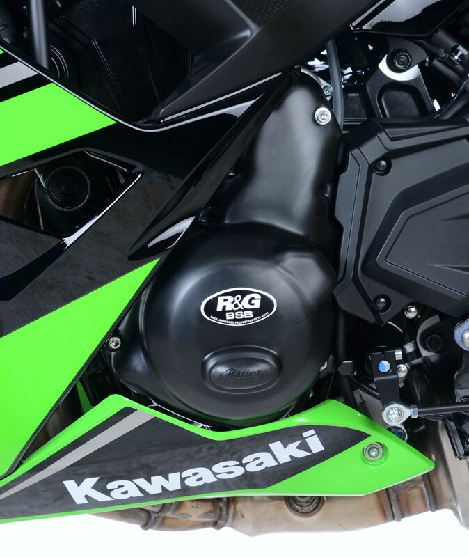 Kawasaki NINJA 650 ABS EX650K [2018-2023] - Race Series Crankcase Cover Protector Left Black Kawasaki