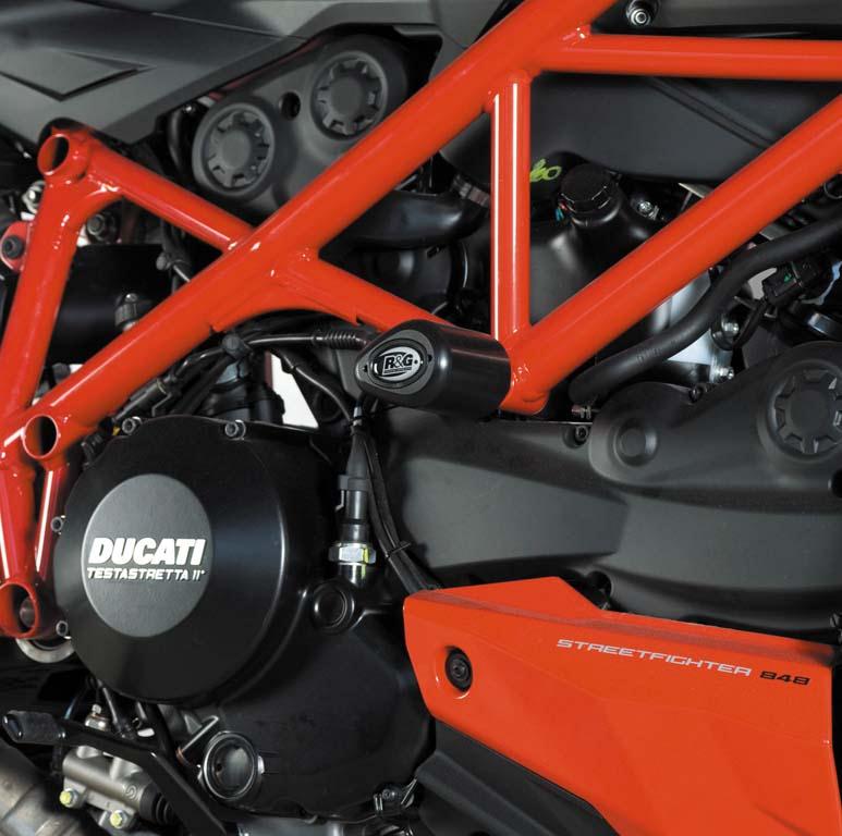 DUCATI 848 STREETFIGHTER [2012-2015] - Aero crashbeschermers zwart Ducati Streetfighter 848
