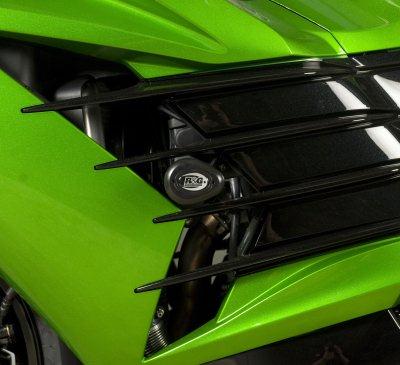 Kawasaki ZZR 1400 ABS (ZX 1400 F) [2012-2015] - Aero valbeschermers Zwart Kawasaki ZZR1400