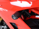Ducati SuperSport S [2017-2024] - Aero crashpads zwart met gatafdekking Ducati Supersport