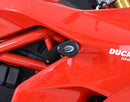 Ducati SuperSport S [2017-2024] - Aero crashpads zwart met gatafdekking Ducati Supersport