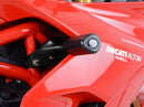 Ducati SuperSport S [2017-2024] - Aero crashpads zwart met gatafdekking Ducati Supersport